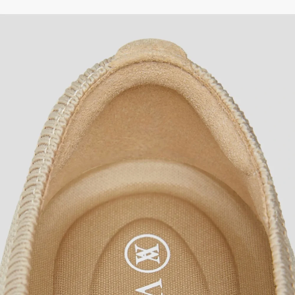 Stylish Beige Women's Flats - Picture 6 of 10